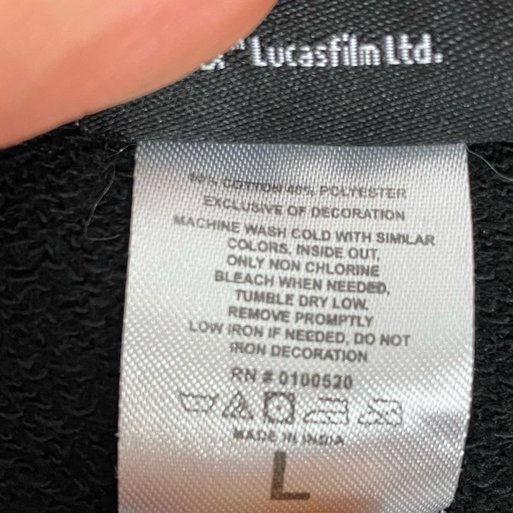 Star Wars Darth Vader Pullover Hooded Sweatshirt - Picture 7 of 9